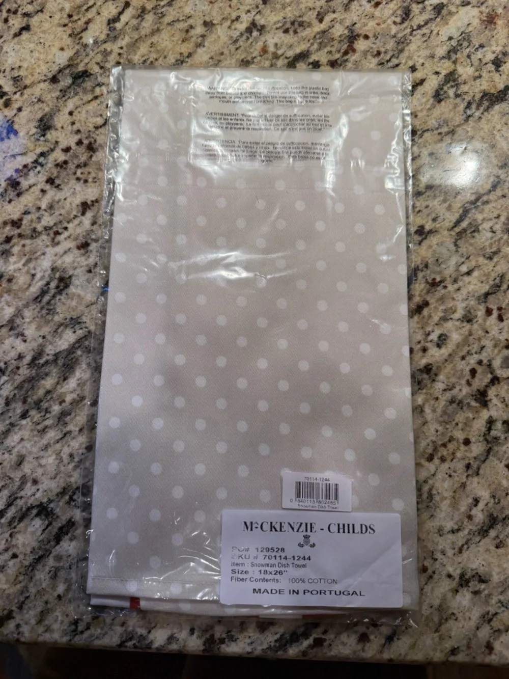 Mackenzie - Childs Snowman Towel